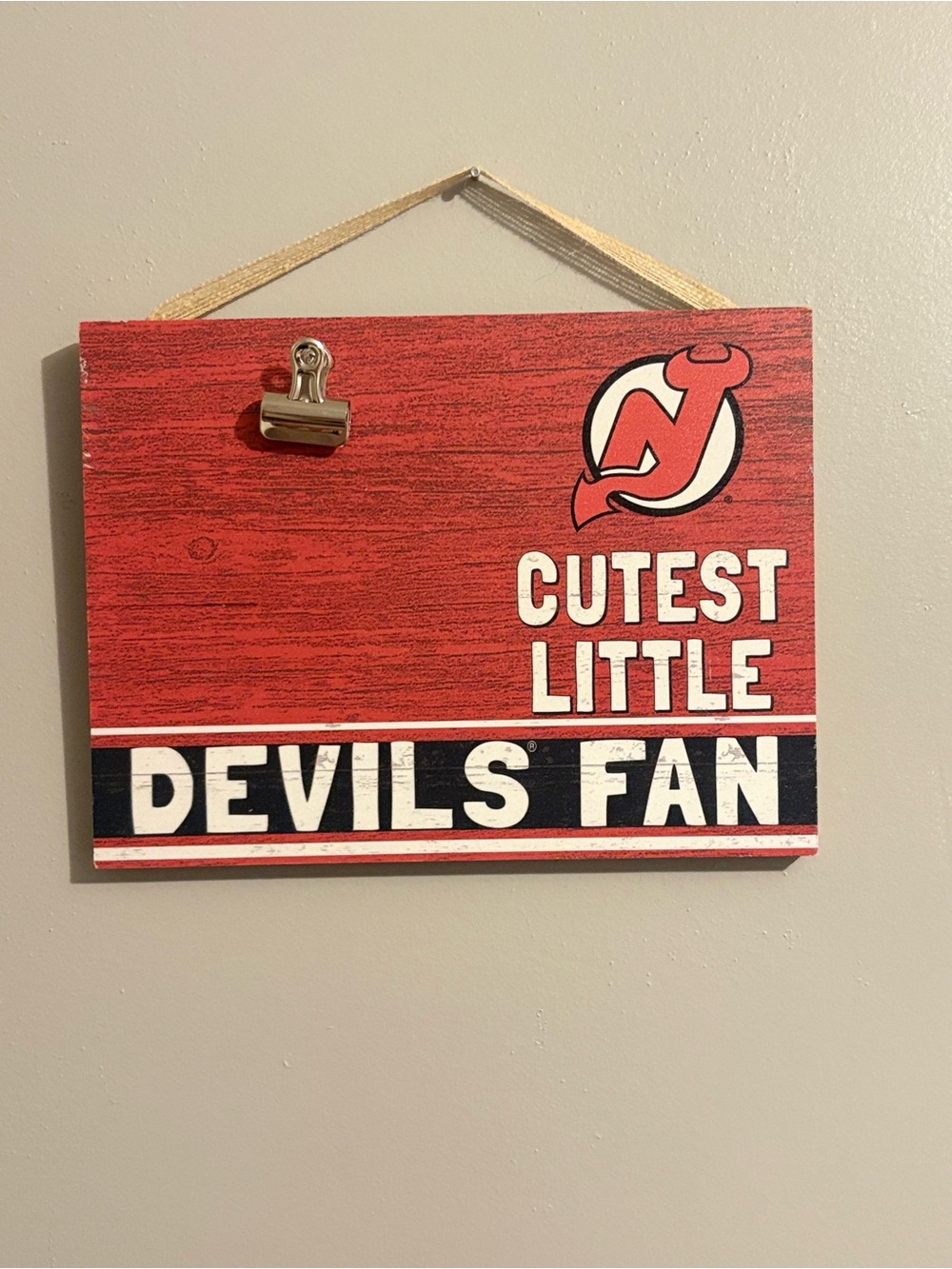 New Jersey Devils Wall Sign